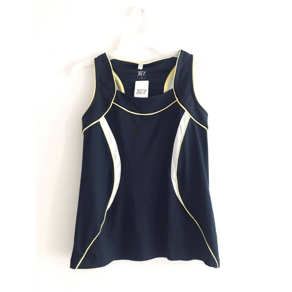 Tail | Racerback Tank Womens SM Navy Blue Sleeveless Pullover Stretch Yoga